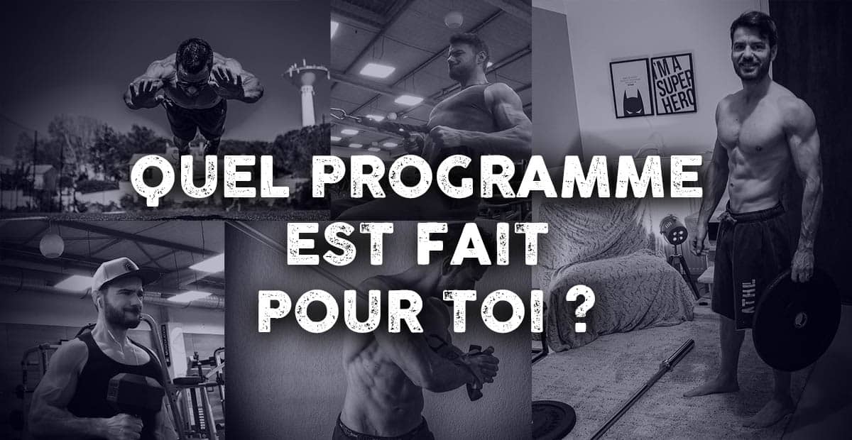 Quel programme de musculation vous convient le mieux ?